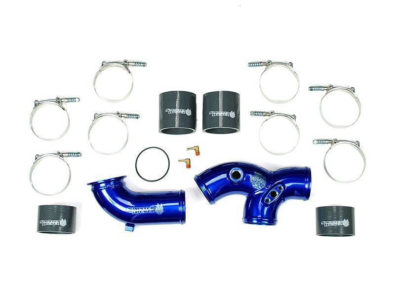 SIN Intake Elbows - Sinister Diesel 99.5-03 Ford 7.3L Powerstroke Intake Elbow
