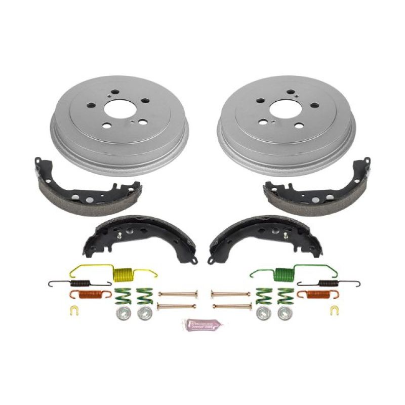 PSB Autospecialty Drum Kit - Power Stop 03-08 Toyota Corolla Rear Autospecialty Drum Kit