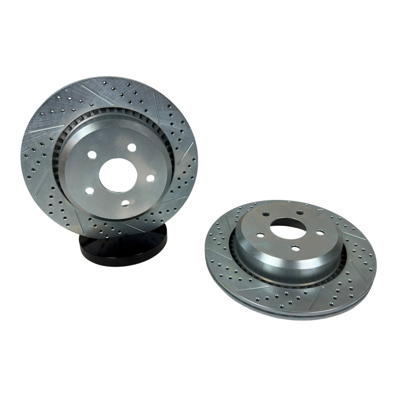 BAE Claw Performance Rotors - Baer Brakes 21-25 Jeep Wrangler JL/20-25 Gladiator JT Big Claw Performance Rear Rotors