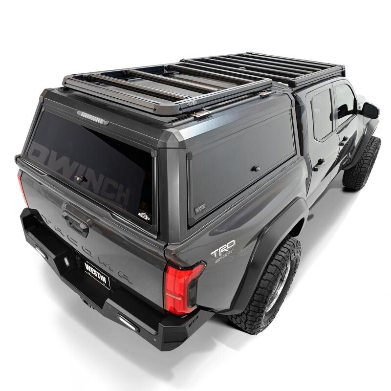 WES EXP Truck Caps - Westin EXP Roof Rack for Mid Size EXP Truck Cap (RACK ONLY - NO CAP) 45x55in. - Tex. Blk