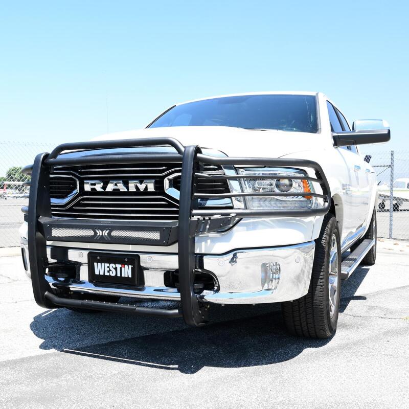 WES Sportsman Grille Guards - Westin 19-21 Ram 1500 Classic (Excl Rebel) Sportsman X Grille Guard - Textured Black