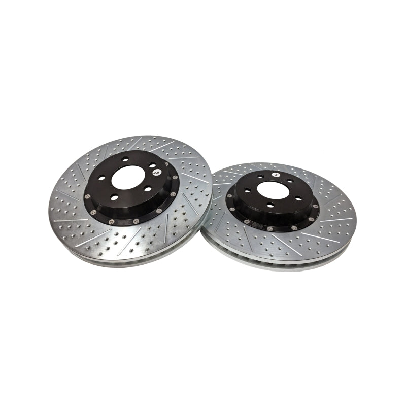 BAE Eradispeed Rotors - Baer Brakes 15-23 Ford Mustang GT Eradispeed+ Front SDZ 2-Piece Performance Brake Rotors