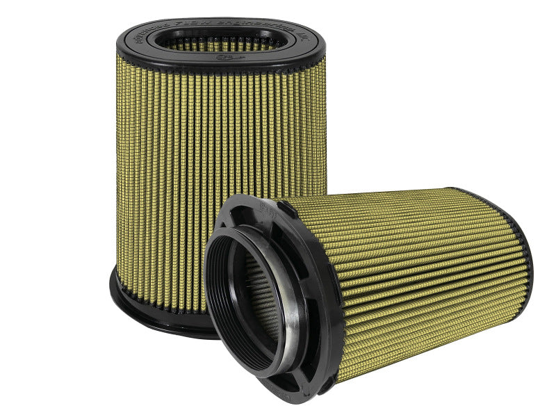 AFE Universal Pro-G 7 Filter - aFe Momentum PG7 Univ Air Filter (6 x 4)in F (8.25 x 6.25)in B (7.25 x 5)in T (Inv) 10in H (Pair)
