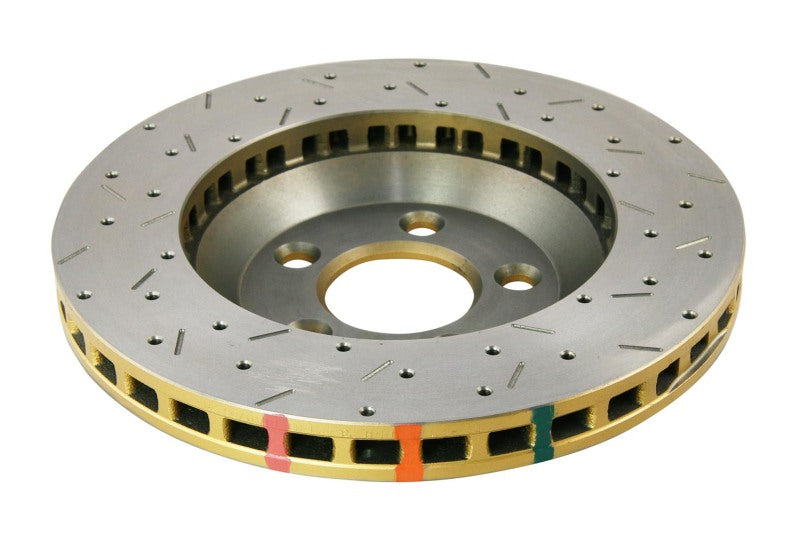 DBA 4000 Slot&Drill Rotors - DBA 05-10 Mustang GT/ 11+ V6 Front Drilled & Slotted 4000 Series Rotor