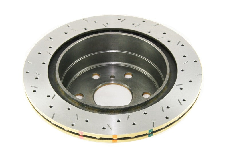 DBA 4000 Slot&Drill Rotors - DBA 06-08 Chevrolet Silverado/GMC Sierra 4000 Series Drilled and Slotted Rear Rotor