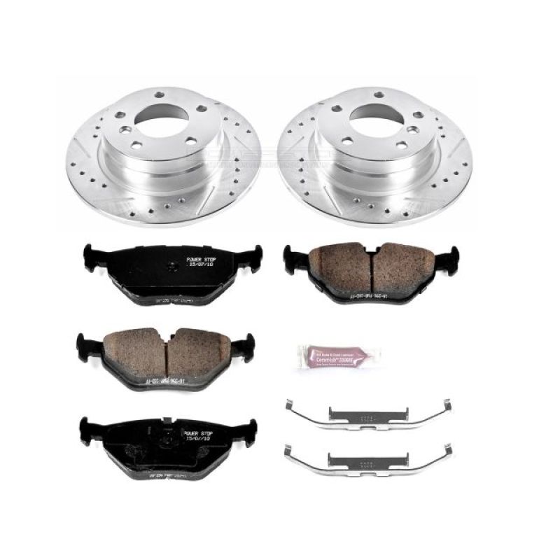 PSB Z23 Evolution Kit - Power Stop 92-98 BMW 318i Rear Z23 Evolution Sport Brake Kit