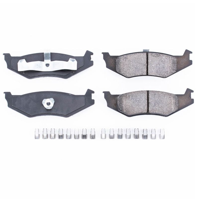 PSB Z17 Evolution Brake Pads - Power Stop 93-94 Chrysler Concorde Rear Z17 Evolution Ceramic Brake Pads w/Hardware