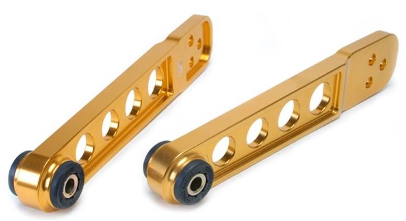 SK Control Arms - Skunk2 02-06 Honda Element/02-06 Acura RSX Gold Anodized Rear Lower Control Arm (Incl. Socket Tool)