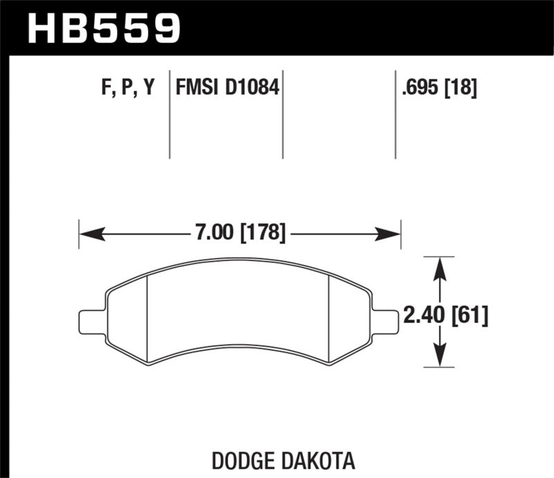 HAWK LTS Brake Pads - Hawk LTS Street Brake Pads