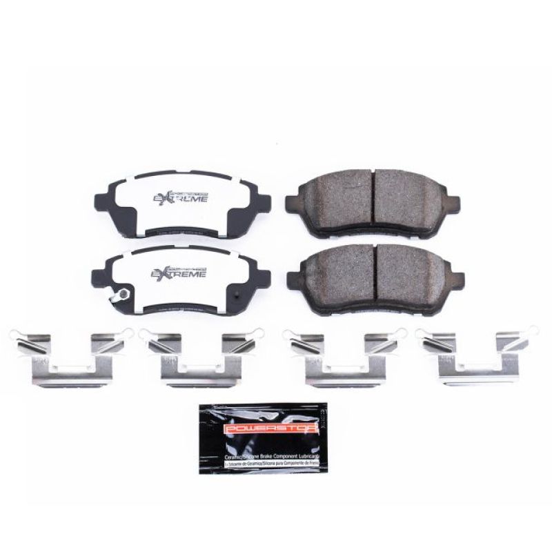 PSB Z26 Extreme Brake Pads - Power Stop 11-14 Mazda 2 Front Z26 Street Brake Pad w/Hardware