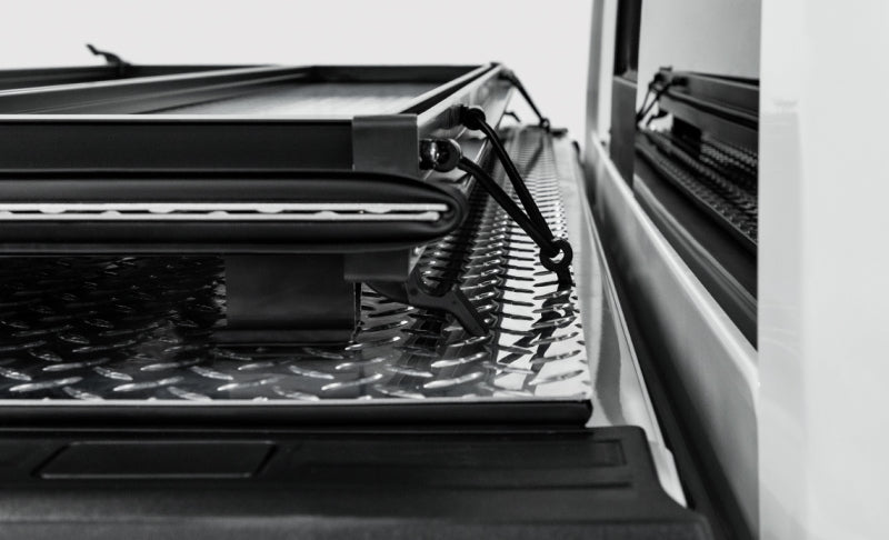 ACC LOMAX Tri-Fold Cover - Access LOMAX Tri-Fold Cover Black Urethane Finish 2020 Jeep Gladiator - 5ft Bed