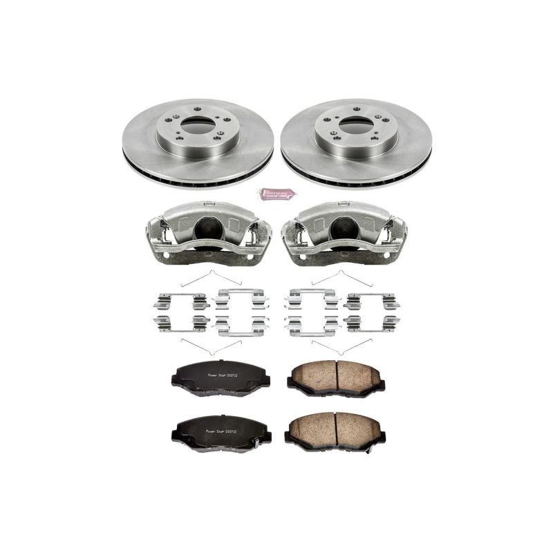 PSB Autospecialty Kit w/Cals - Power Stop 14-15 Acura ILX Front Autospecialty Brake Kit w/Calipers