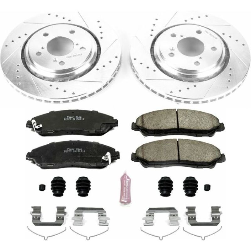 PSB Z23 Evolution Kit - Power Stop 17-19 Acura MDX Front Z23 Evolution Sport Brake Kit
