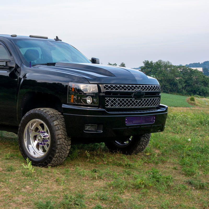 WCF Bumper Grilles - Wehrli 11-14 Chevrolet Silverado 2500/3500 HD / Duramax LML Bumper Grille - Fine Texture Black