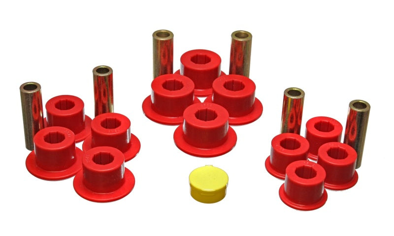 ES Spring/Shackle Bush - Red - Energy Suspension Chevy Rear Leaf Spring Set - Red