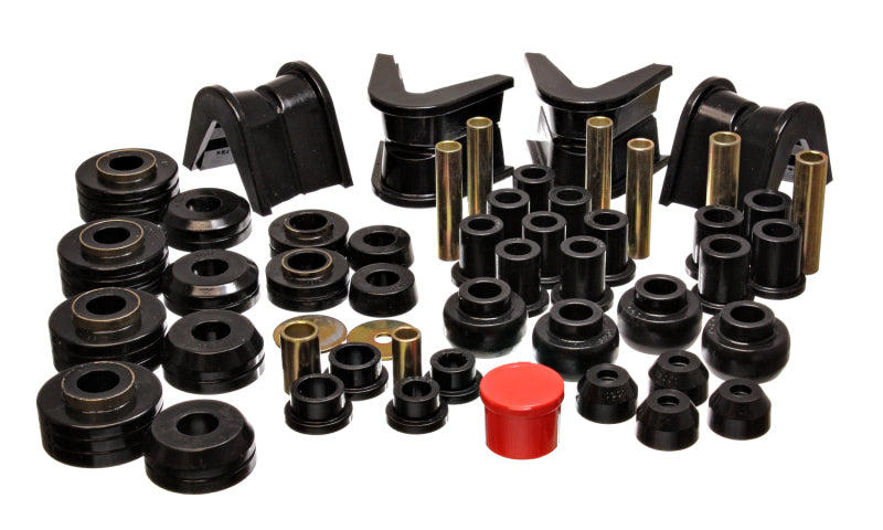 ES Hyper-Flex Sets - Black - Energy Suspension 73-79 Ford F-150 Pickup 4WD Black Hyper-flex Master Bushing Set