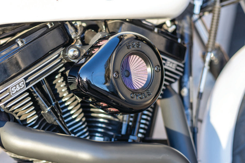 SSC Air Stinger Kits - S&S Cycle 01-17 BT Stealth Air Stinger Kit w/ Gloss Black Teardrop