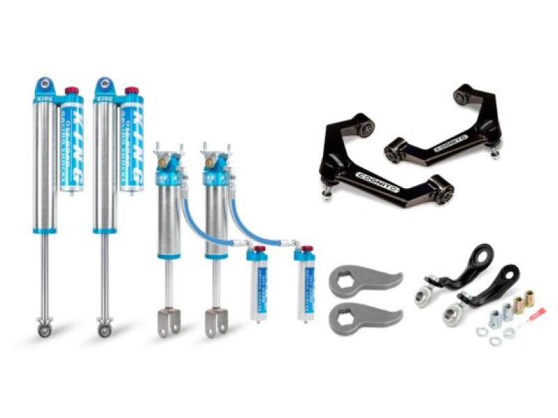 COG Leveling Kit - Elite - Cognito 11-19 Chevy/GMC Silv/Sierra 2500/3500 HD 2WD/4WD 3in Elite Leveling Kit w/ King 2.5 RR
