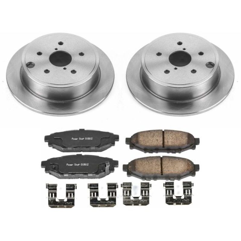 PSB Autospecialty Kit - Power Stop 15-19 Subaru WRX Rear Autospecialty Brake Kit
