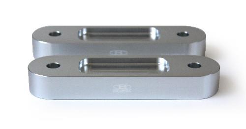 BX Bump Steer Kits - BLOX Honda S2000 Racing Front 20mm Thick Spacer Bump Steer Kit - Silver (Lowered 1in and more)
