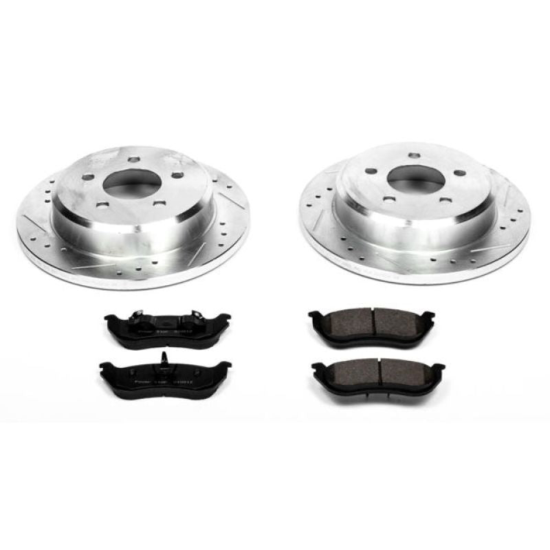 PSB Z23 Evolution Kit - Power Stop 96-02 Ford Crown Victoria Rear Z23 Evolution Sport Brake Kit