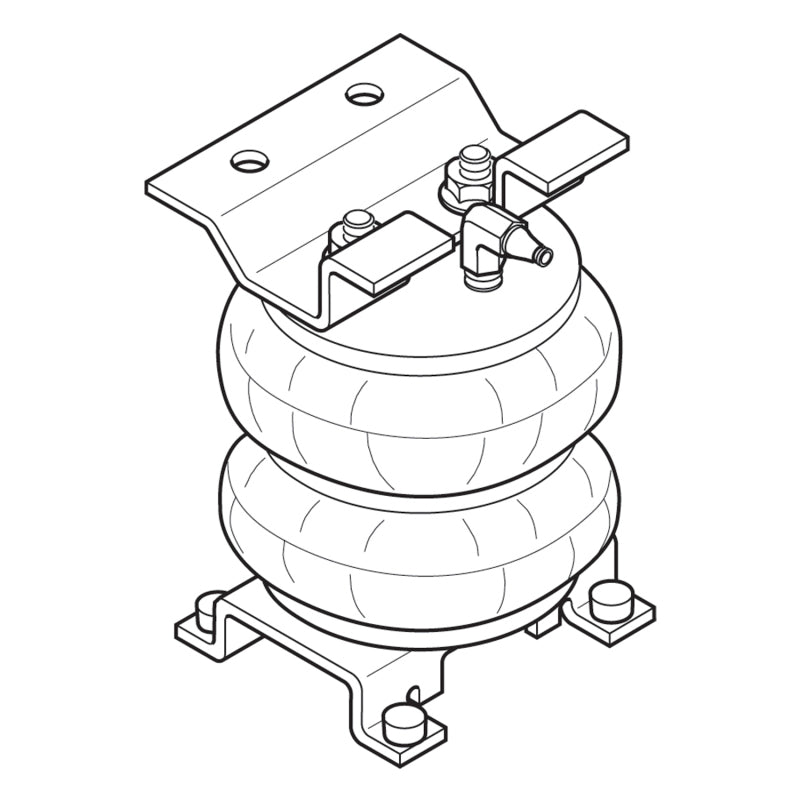 FIR Ride-Rite Kits - Rear - Firestone Ride-Rite Air Helper Spring Kit Rear 75-96 Chevrolet P30 RWD (W217602080)