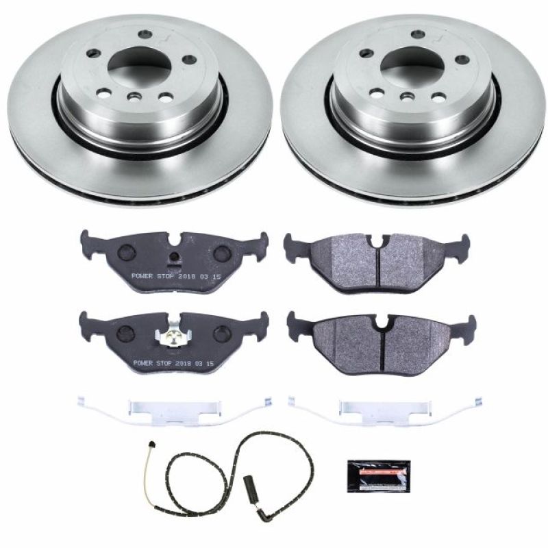 PSB Track Day SPEC Kit - Power Stop 04-10 BMW X3 Rear Track Day SPEC Brake Kit