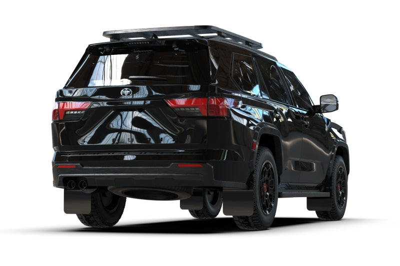 RAL UR Blk Flap/Rd Logo - Rally Armor 23-26 Toyota Sequoia Black UR Mud Flap w/ Red Logo