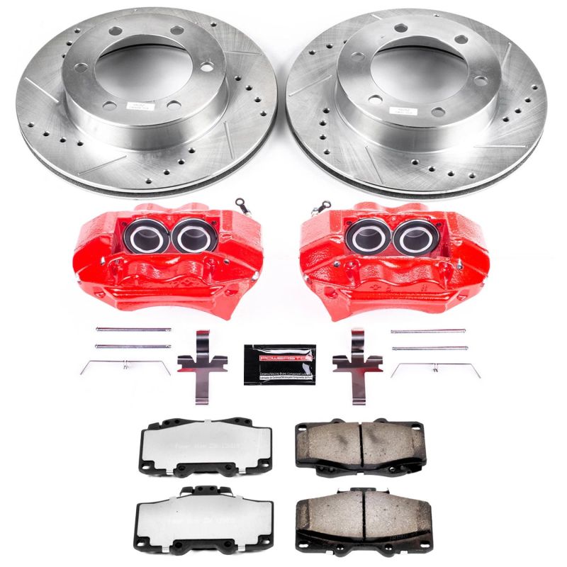 PSB Z36 Truck & Tow Kit w/Cals - Power Stop 95-02 Toyota 4Runner Front Z36 Truck & Tow Brake Kit w/Calipers