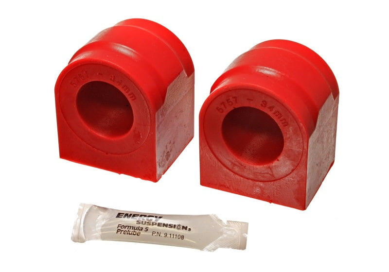 ES Sway Bar Bushings - Red - Energy Suspension 04-06 Ford F100/F150 2wd 34mm Red Front Sway Bar Bushing Set