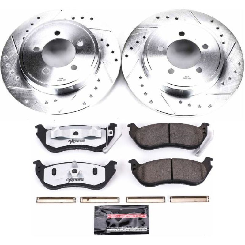 PSB Z36 Truck & Tow Kit - Power Stop 06-10 Ford Explorer Rear Z36 Truck & Tow Brake Kit