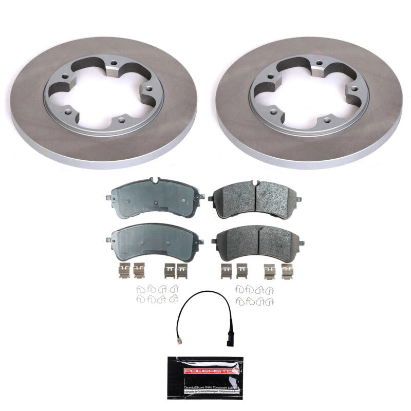 PSB Semi-Coated Rotor Kits - Power Stop 2021 Ford Transit-350 Rear Semi-Coated Rotor Kit