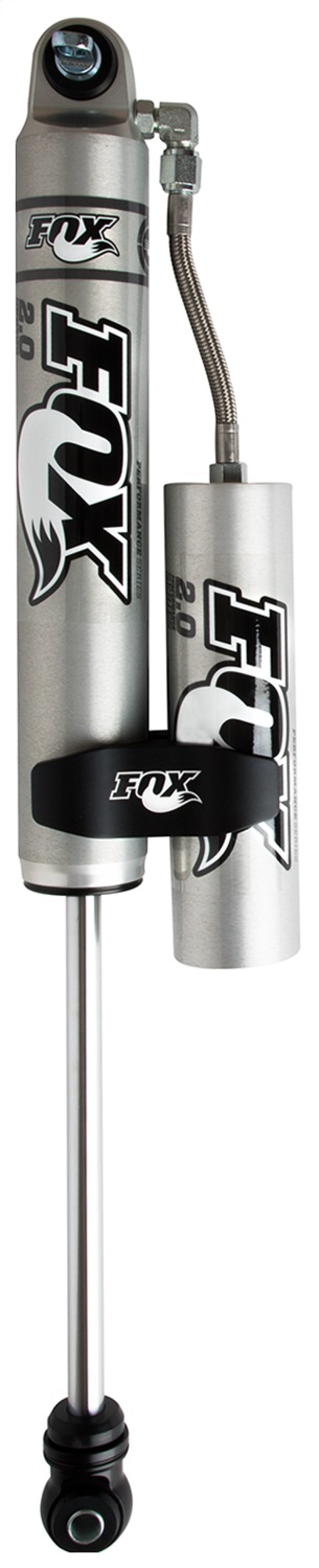 FOX 2.0 Perf Shock - Fox 07+ Jeep JK 2.0 Performance Series 14.1in. Smooth Body Remote Res. Rear Shock / 6.5-8in. Lift