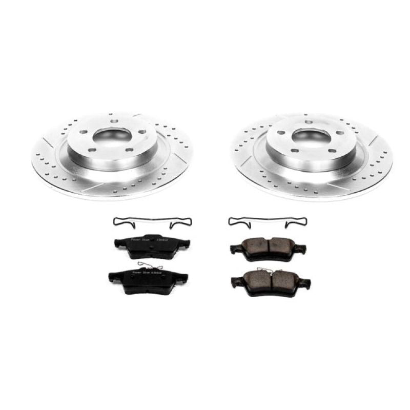 PSB Z23 Evolution Kit - Power Stop 08-10 Mazda 5 Rear Z23 Evolution Sport Brake Kit