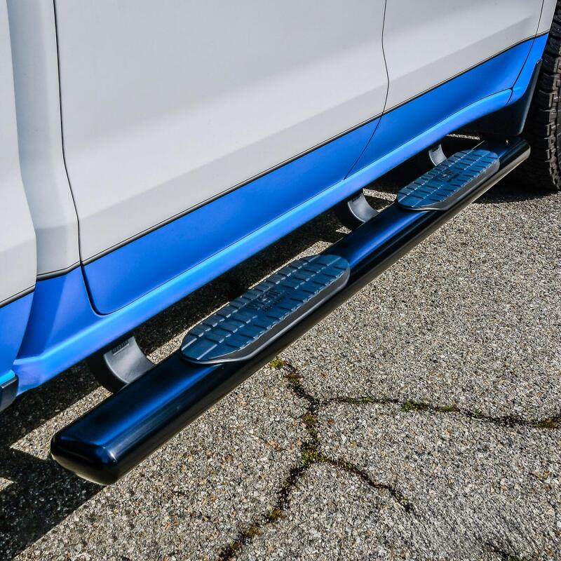 WES Nerf Bars - PRO TRAXX 6 - Westin 19-21 Chevrolet Silverado Crew Cab PRO TRAXX 6 Oval Nerf Step Bars - Black
