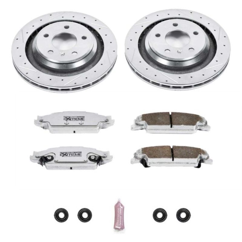 PSB Z26 Street Warrior Kit - Power Stop 05-08 Pontiac Grand Prix Rear Z26 Street Warrior Brake Kit