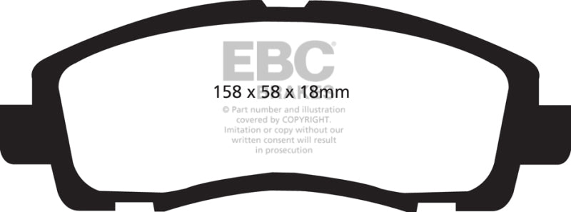 EBC Greenstuff Brake Pad Sets - EBC 09-14 Acura TL 3.5 Greenstuff Front Brake Pads