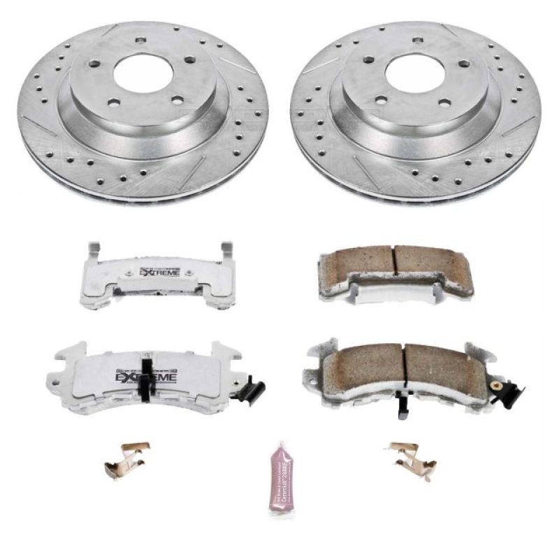 PSB Z26 Street Warrior Kit - Power Stop 88-95 Chevrolet Corvette Front Z26 Street Warrior Brake Kit