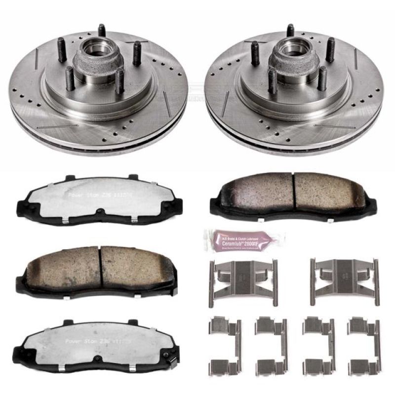 PSB Z36 Truck & Tow Kit - Power Stop 00-03 Ford F-150 Front Z36 Truck & Tow Brake Kit