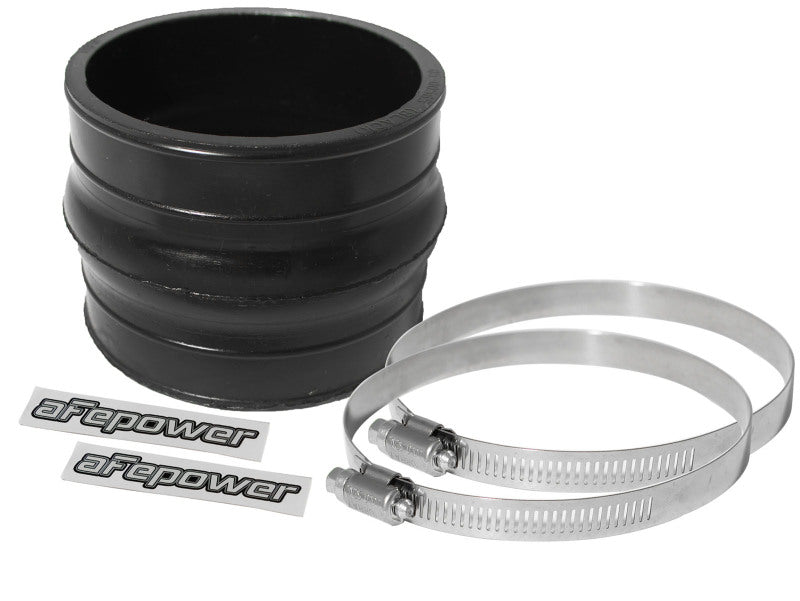 AFE Elbow Reducing Couplers - aFe MagnumFORCE Coupling Kit 3 1/2in ID x 3in L Hump (Polyurethane)