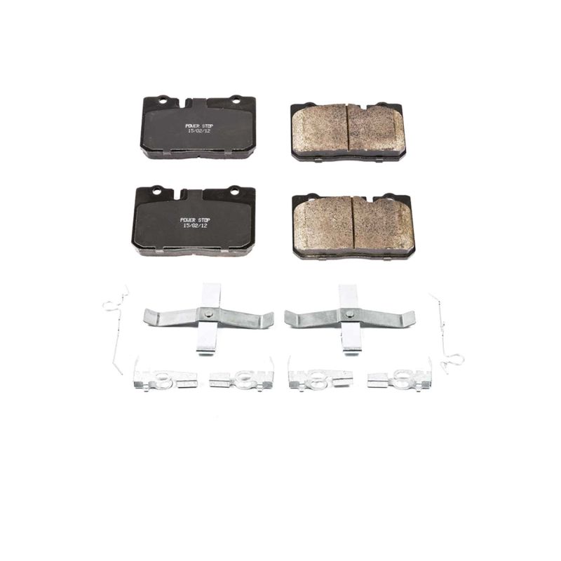 PSB Z17 Evolution Brake Pads - Power Stop 95-00 Lexus LS400 Front Z17 Evolution Ceramic Brake Pads w/Hardware