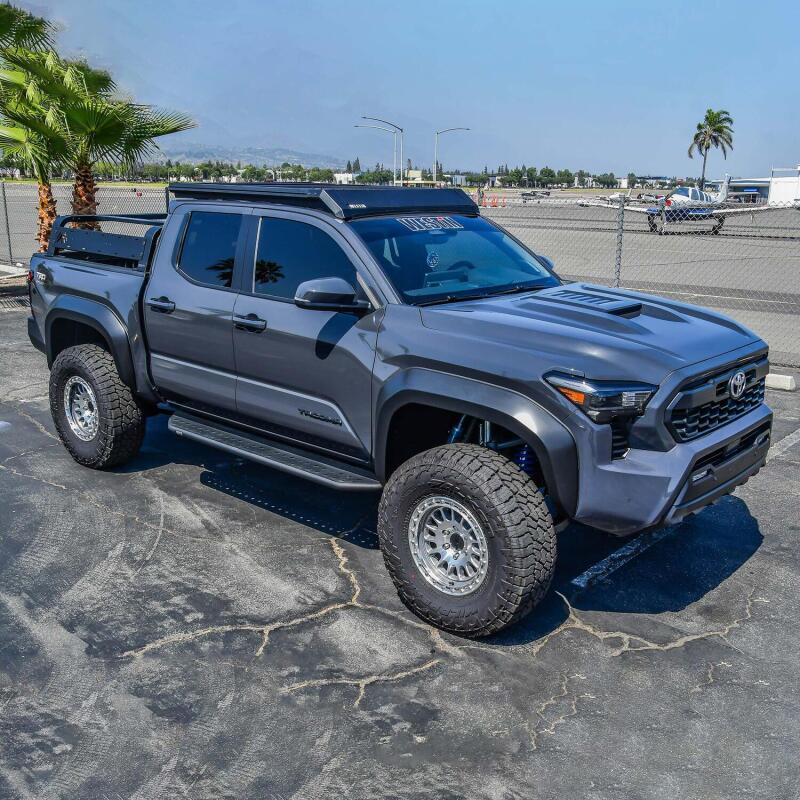 WES Running Boards - Outlaw - Westin 2024 Toyota Tacoma Double Cab Outlaw Running Boards - Textured Black