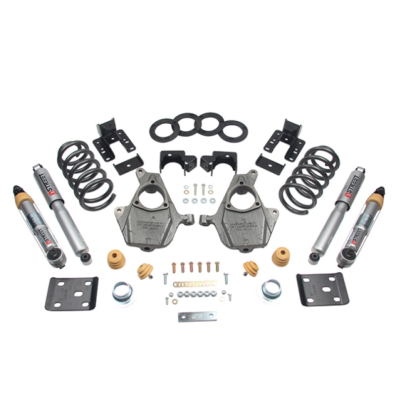BT Lowering Kit - Belltech LOWERING KIT 16.5-17 Chevy Silverado All Cab 2W 3-4F / 7R