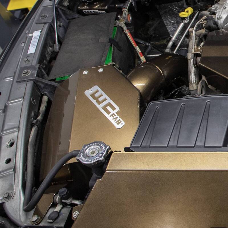 WCF Intake Kit - Wehrli 10-12 6.7L Cummins 4in. Intake Kit - Chevy Orange
