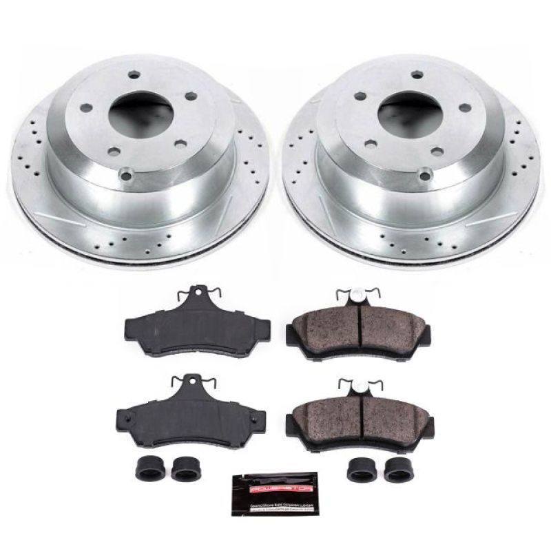 PSB Z23 Evolution Kit - Power Stop 05-06 Pontiac GTO Rear Z23 Evolution Sport Brake Kit