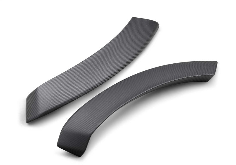 FR Fender Covers - Ford Racing 22-24 Ford Bronco Raptor Carbon Fiber Rear Fender Flare Set - Matte Finish