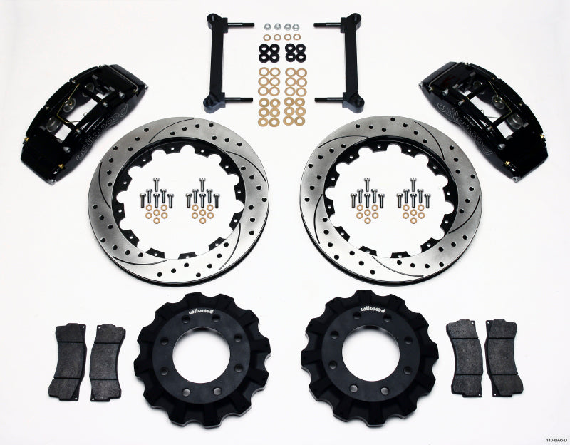 WIL TC6R Brake Kit - Wilwood TC6R Front Kit 16.00in Drilled 1999-2010 GM H2 Truck/SUV 2500
