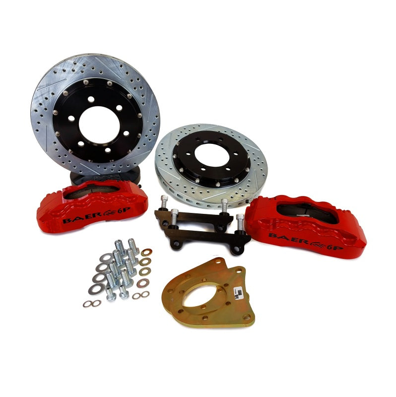 BAE Pro Brake Kits - Baer Brakes 71-74 Chevrolet Blazer 13in Pro+ Front Brake Kit-Silver-