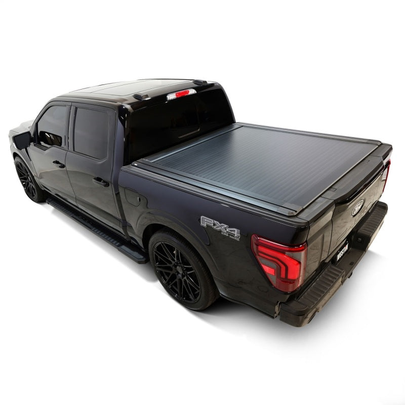WES Electric Retractable Tonneau - Westin 15-25 Ford F-150 (Incl. 22-25 Lightning) 5.5ft Bed Electric Retractable Tonneau Cover - Black