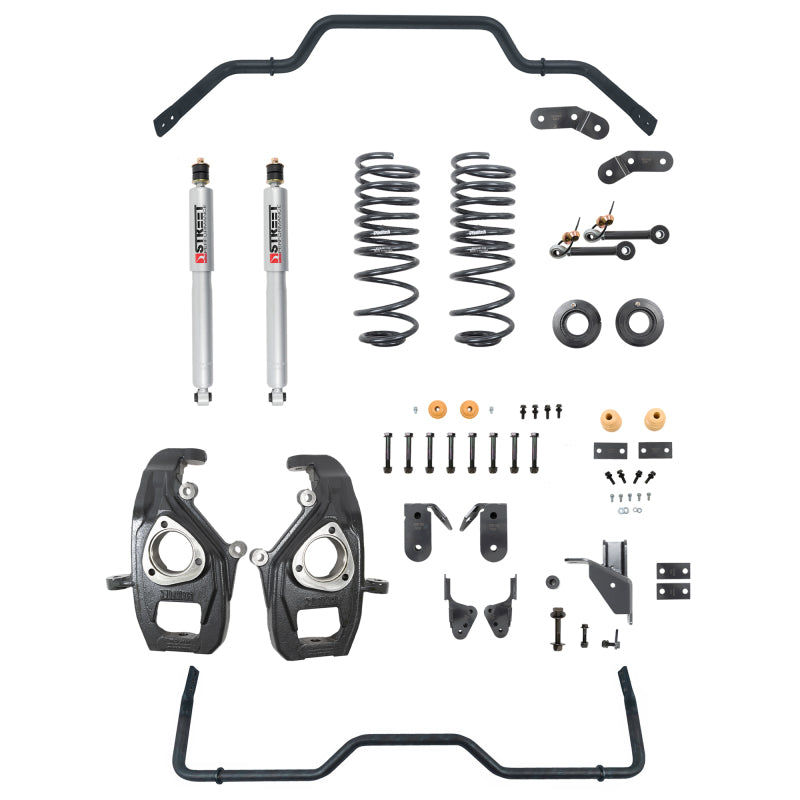 BT Lower Kit w SP Shocks - Belltech 2019+ Ram 1500 2WD/4WD Lowering Kit w/ Street Performance Shocks